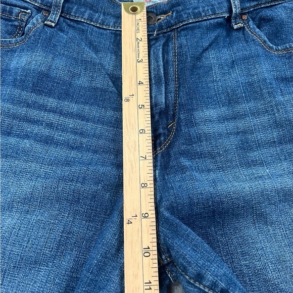 Vtg Levis Jeans Womens Size 14 Capri Rolled Hem Denim - Picture 9 of 11